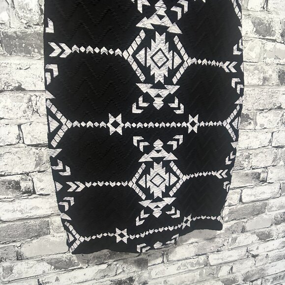 EUC Xhilaration Black & White Bodycon Dress Size XS - Picture 4 of 12